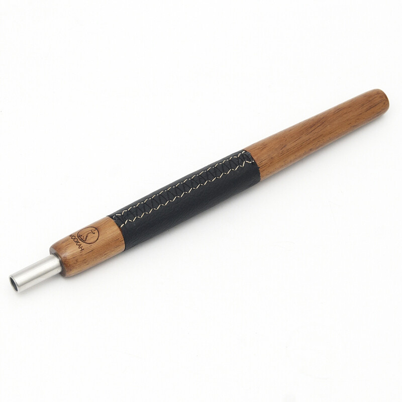 Mouthpiece Wookah IROKO Wood/Leather Black
