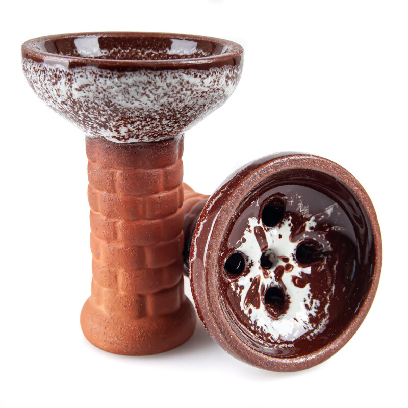 Hookah Bowl Monolith Killer White / Brown