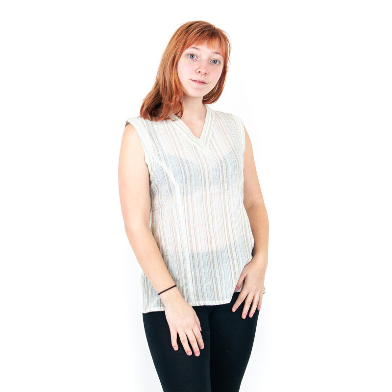 Top Blouse Lydia Sleeveless L 01