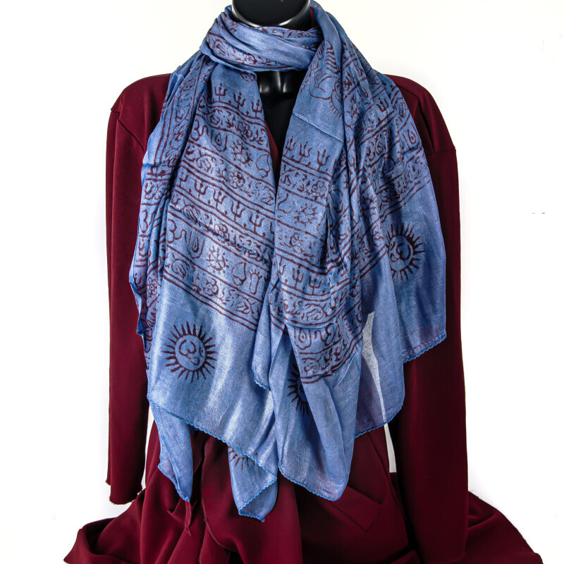 Shawl Mantra Blue