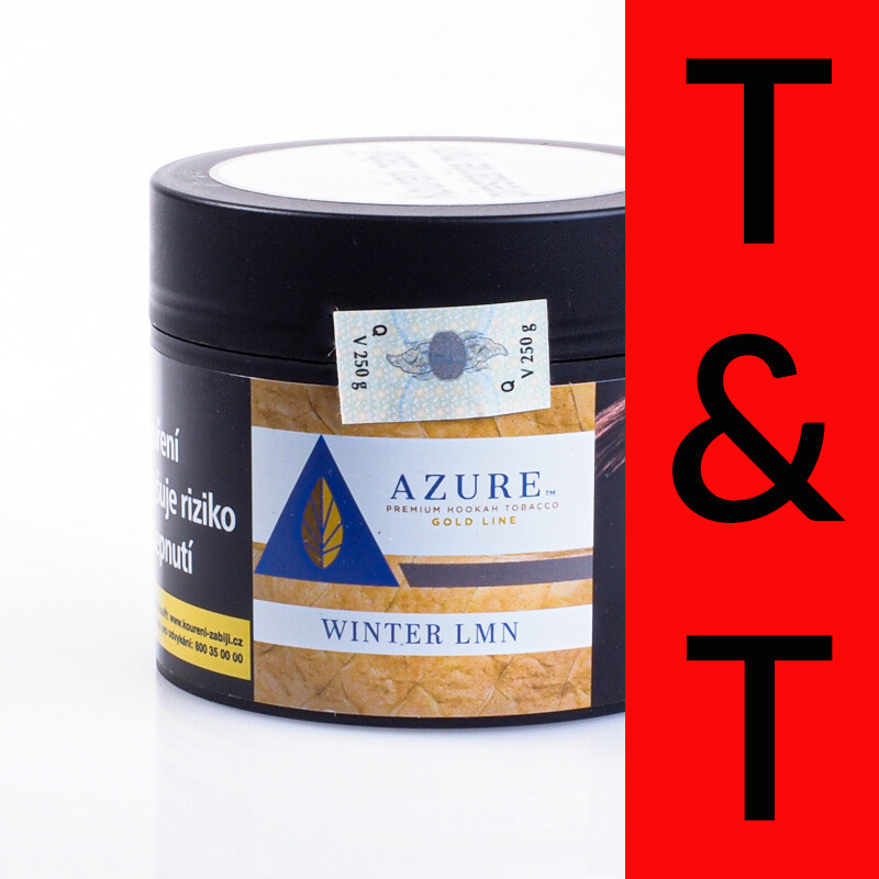 Hookah Tobacco Azure Gold Winter LMN 250 g