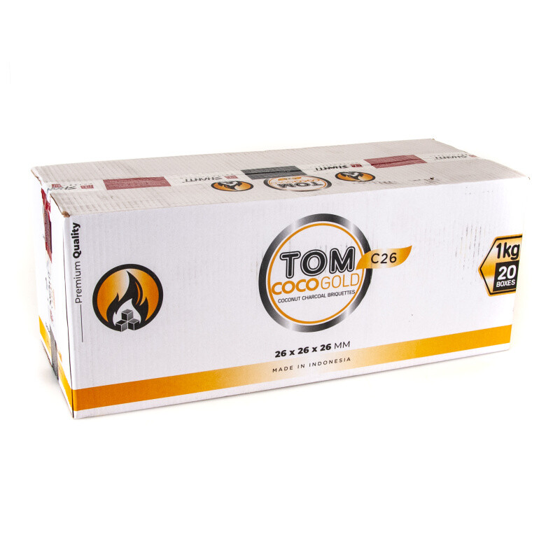 Tom Coco Charcoal 20 kg C26 Gold