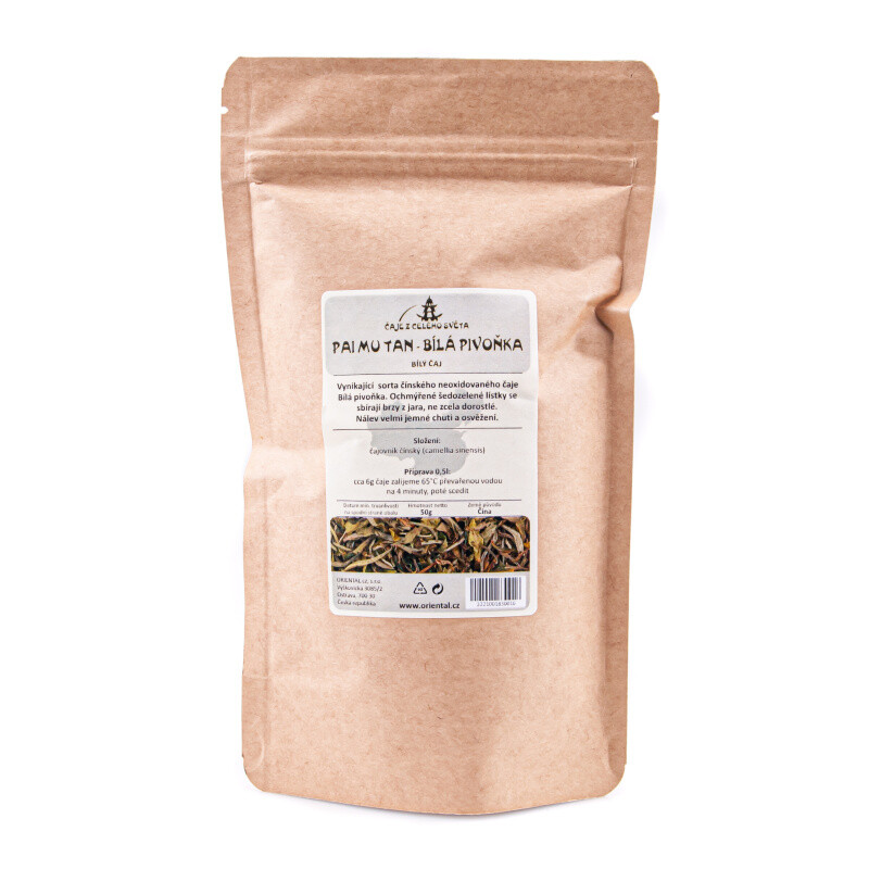 Chinese White Tea Pai Mu Tan - White Peony 50 g