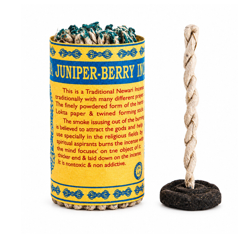 Tibetan Incense Ropes Dhupaya Vajra Juniper