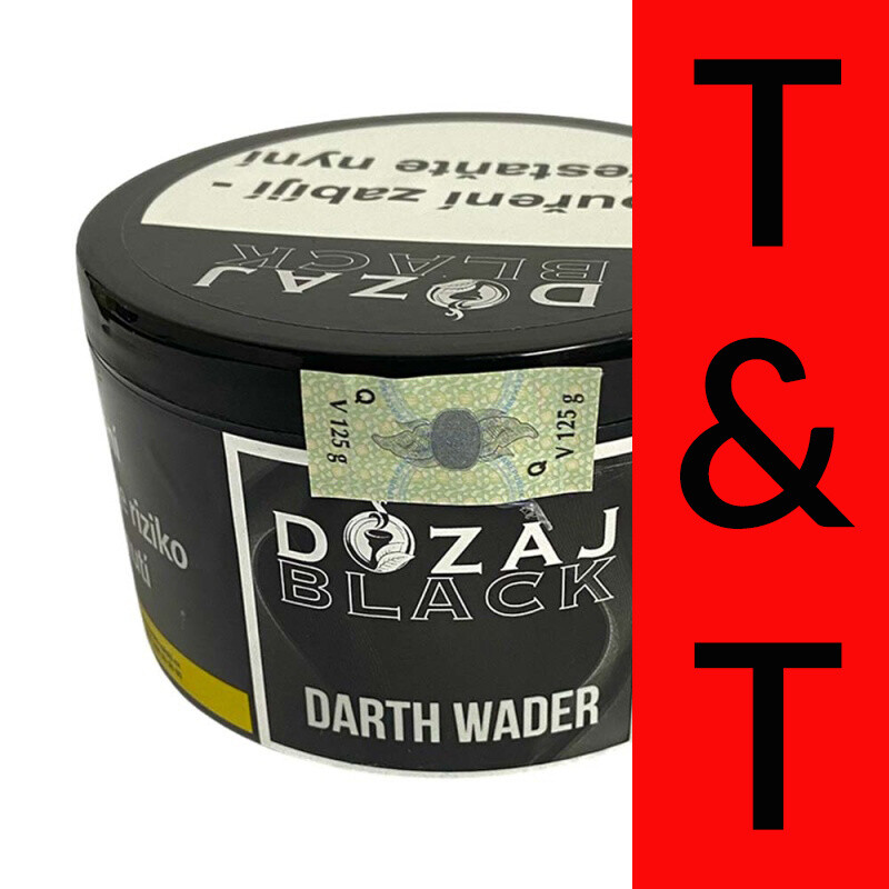Hookah Tobacco Dozaj Black Darth Wader 125 g