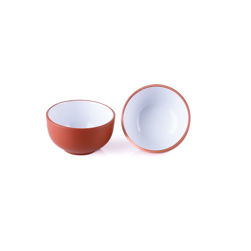 Yixing Glaze Bowl 4,8 cm Red