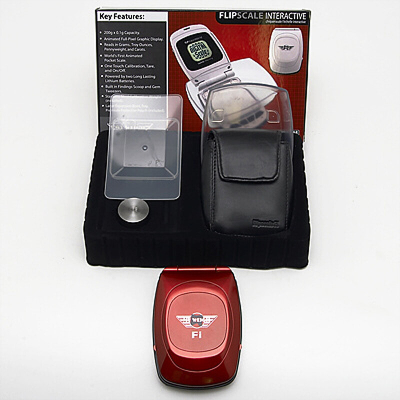 Digital Scale My Weigh Flipscale Fi 200 / 0,1 g Red