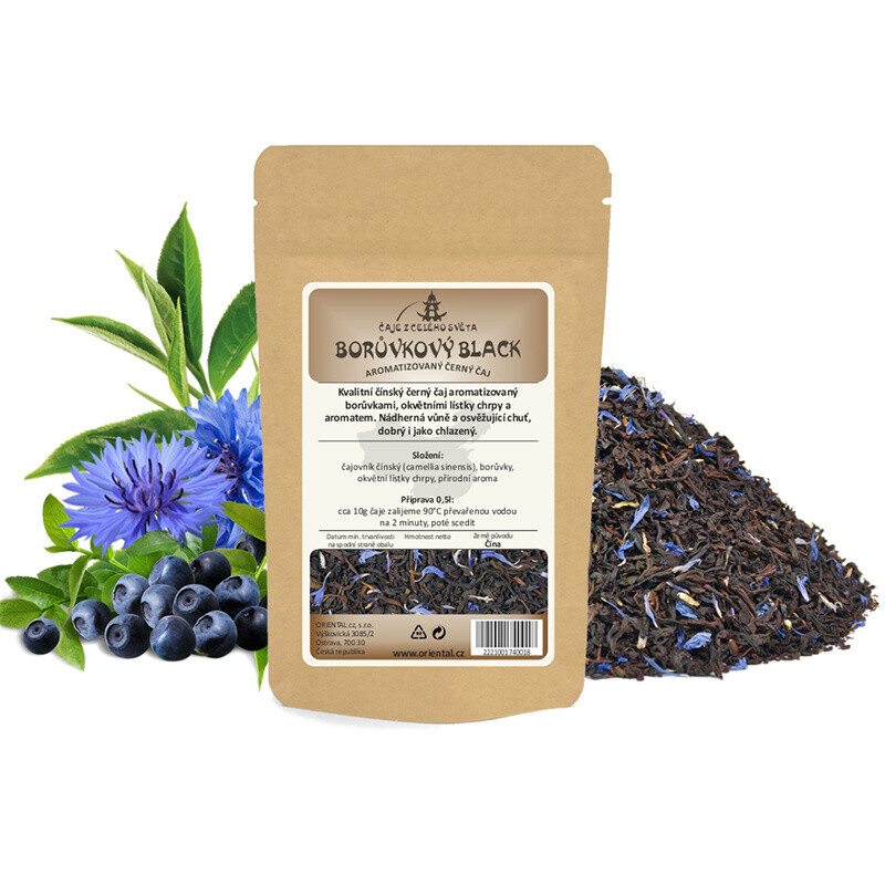 Flavoured Tea Blueberry Black 50 g