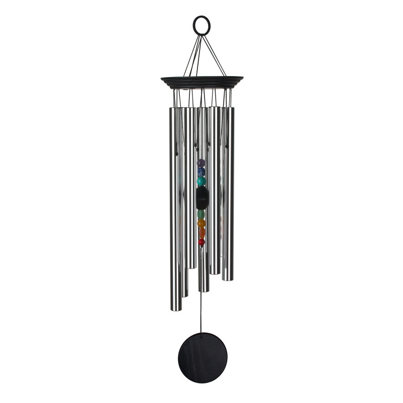 Woodstock 7 Chakra Stones Chime 61 cm
