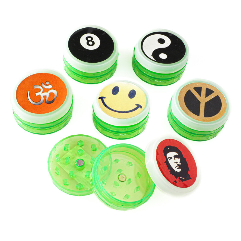 Grinder Plastic Green mix 5,5 cm