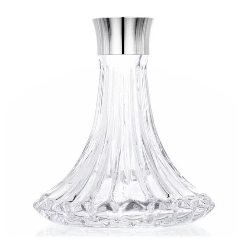 Hookah Base Aladin Epox 360 Silver Clear Pattern