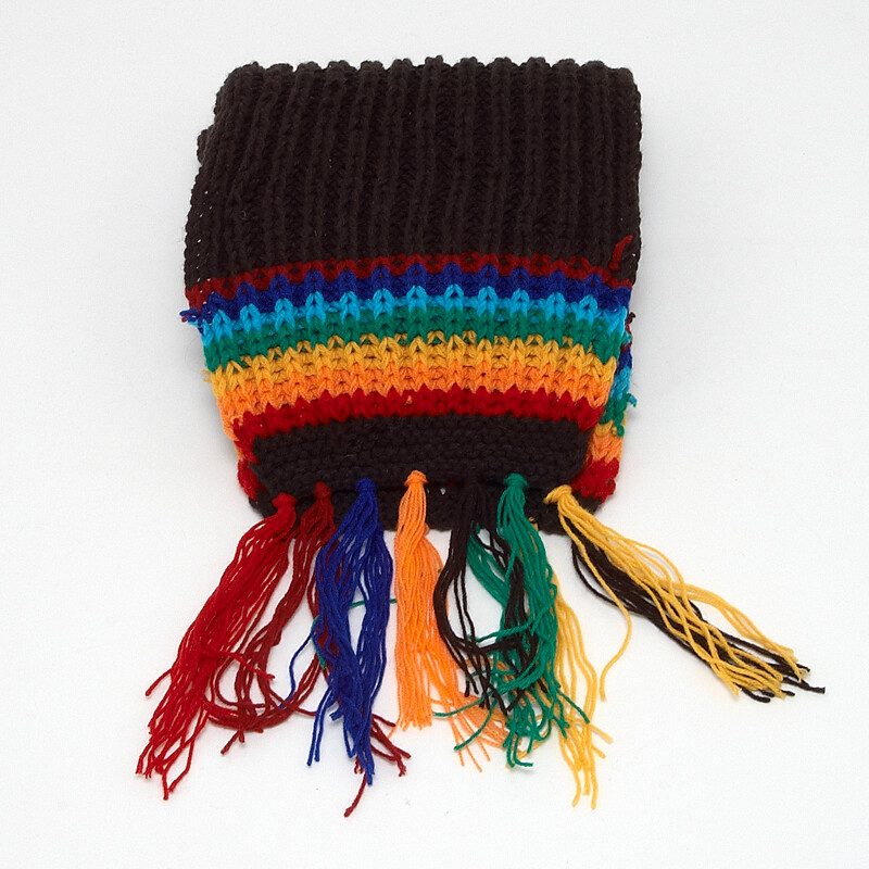 Scarf Knitted Rainbow