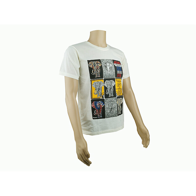 Men's T-shirt Elephant Land L Beige
