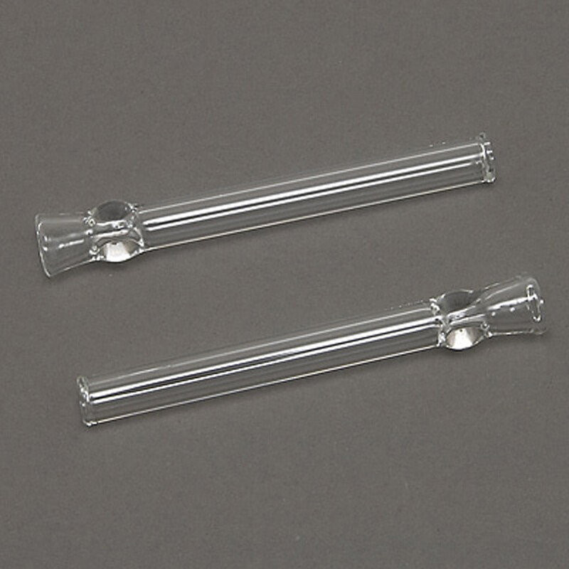Glass Pipe Pyrex Pipe 9 cm Clear II.