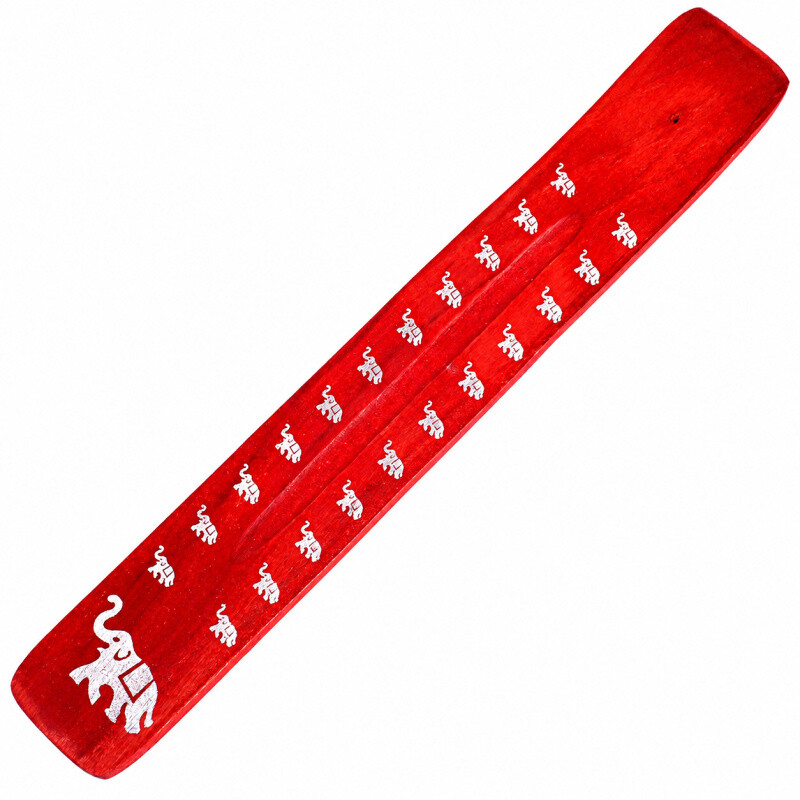 Incense Stick Holder - Ski Manju Elephant Red
