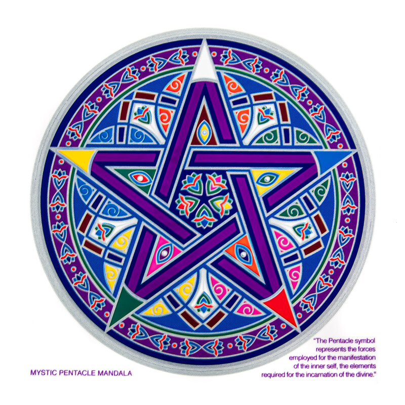 Mandala Sunseal L Mystical Pentacle Mandala