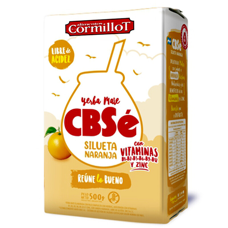Tea Yerba Mate CBSé Silueta Naranja 500 g