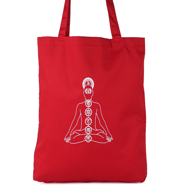 Bag Shoppy Seven Chakras Red