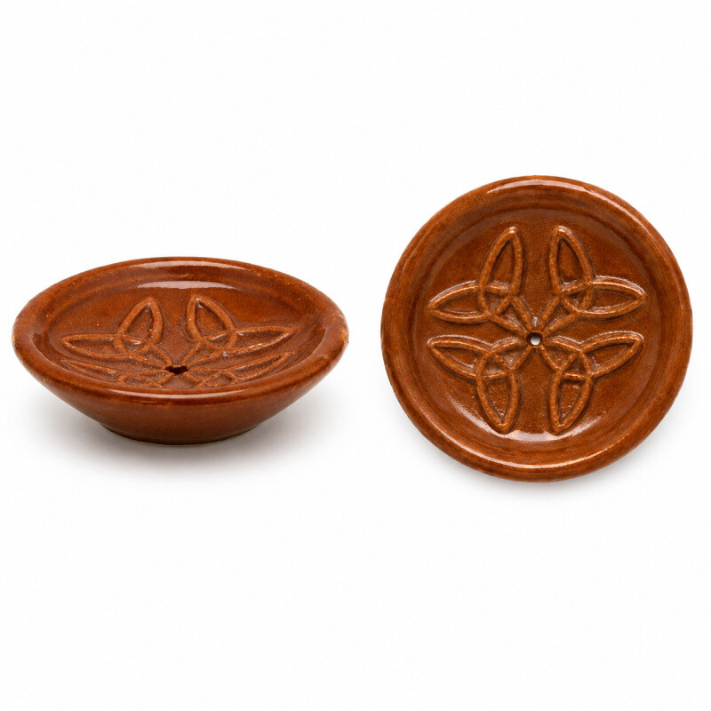 Incense Holder Tray Brown