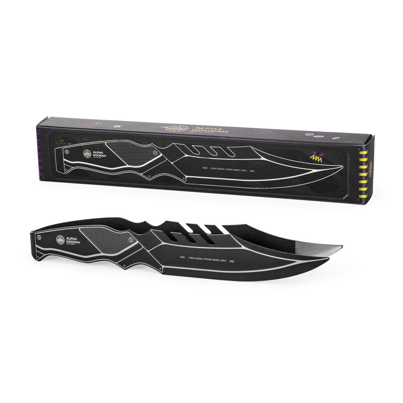 Charcoal Tongs Alpha Hookah Military Modern 24 cm