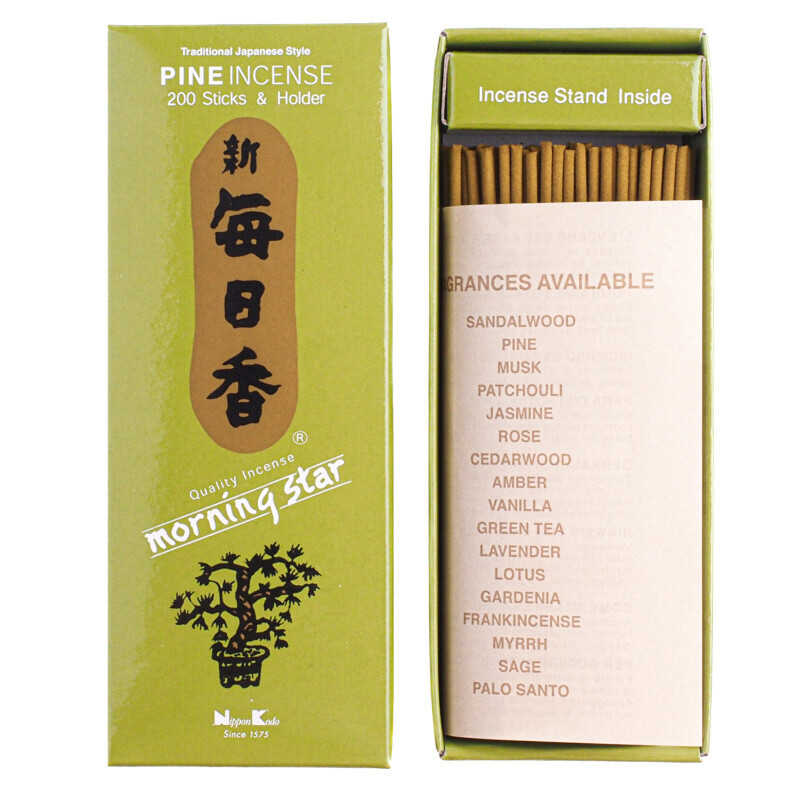 Japanese Incense Sticks Nippon M/S 200 sticks Pine