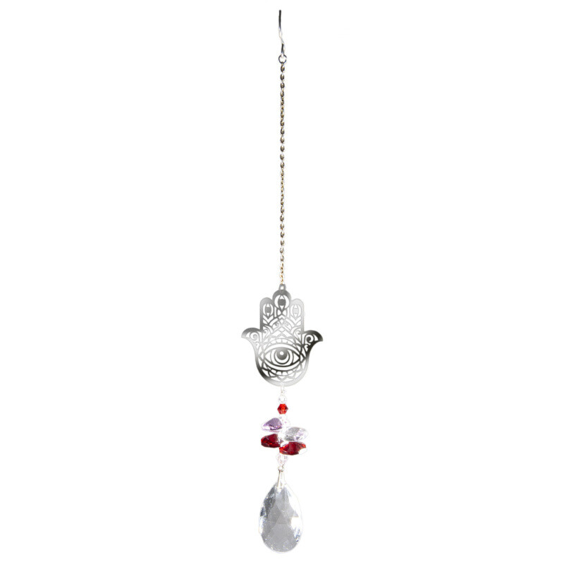 Suncatcher Healing Hand with Crystal