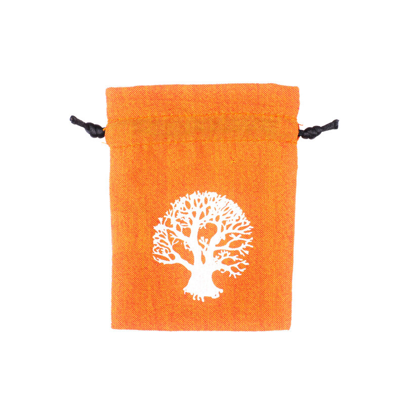 Gift Bag Tree of Life 8 x 11 cm Orange