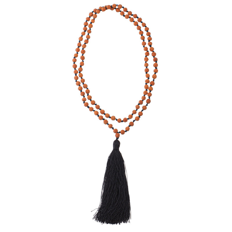 Japa Mala Rudraksha 06 mm Black