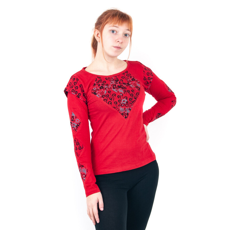 Top Joy 07 Long Sleeve L Red