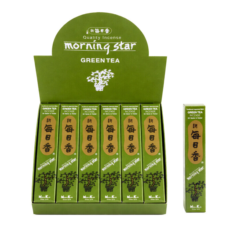 Japanese Incense Sticks Nippon M/S 50 sticks Green Tea