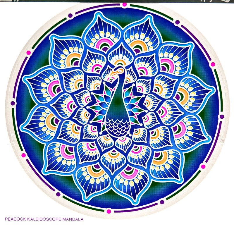 Mandala Sunseal L Peacock Kaleidoscope