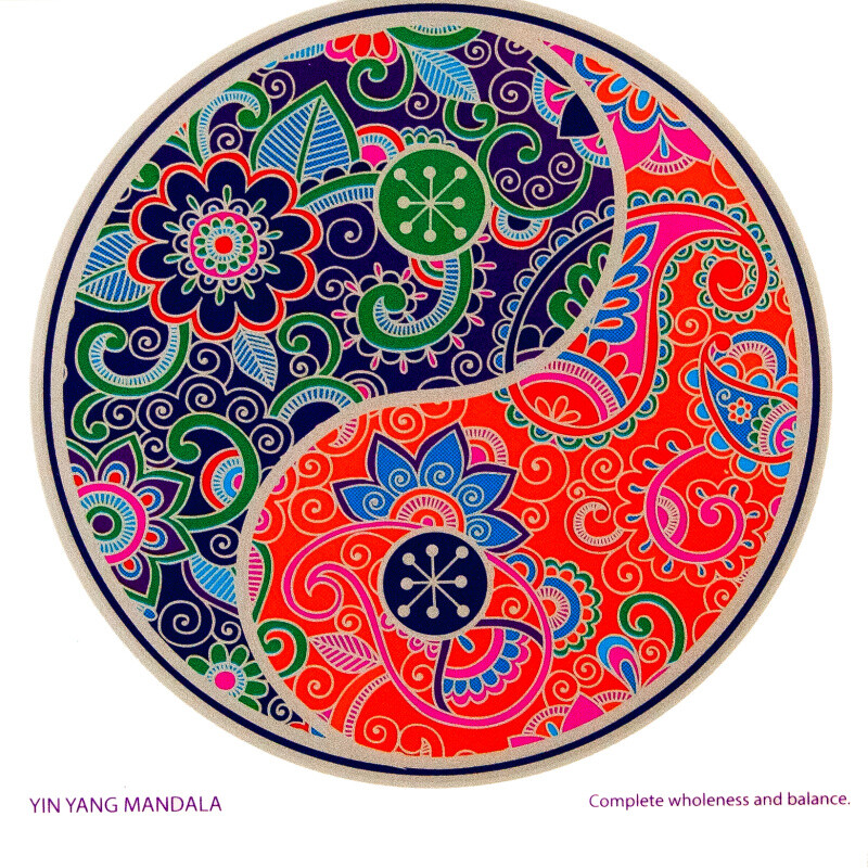 Mandala Sunseal L Yin Yang Mandala