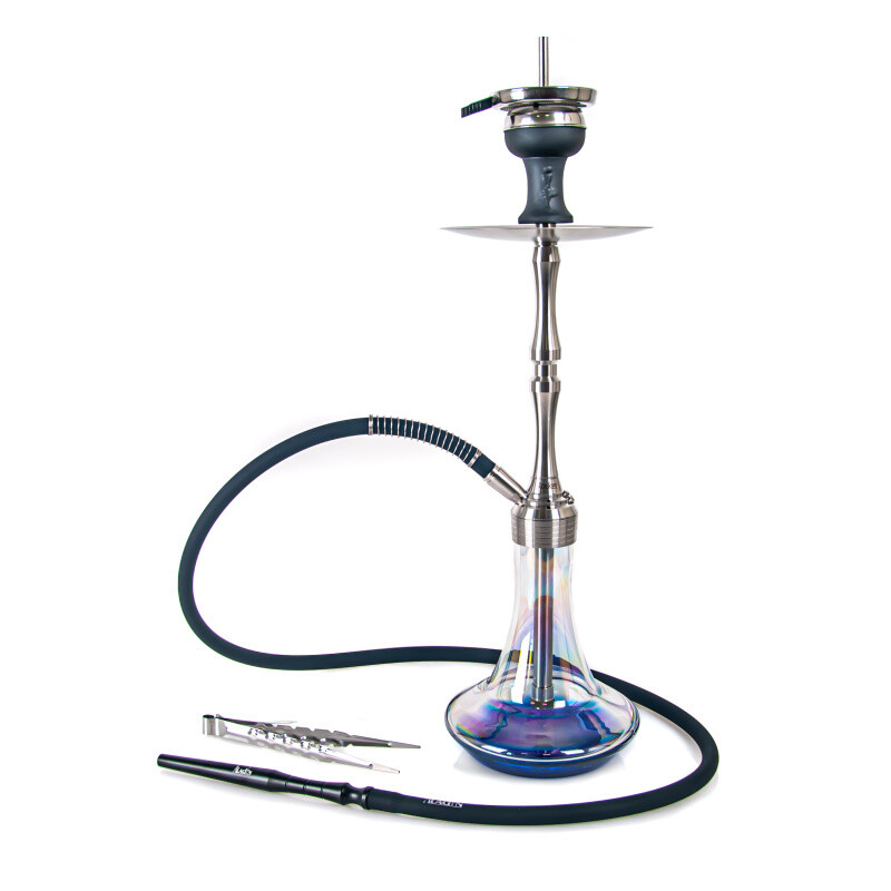 Hookah MVP Rocket Shiny Bottom Blue 53 cm