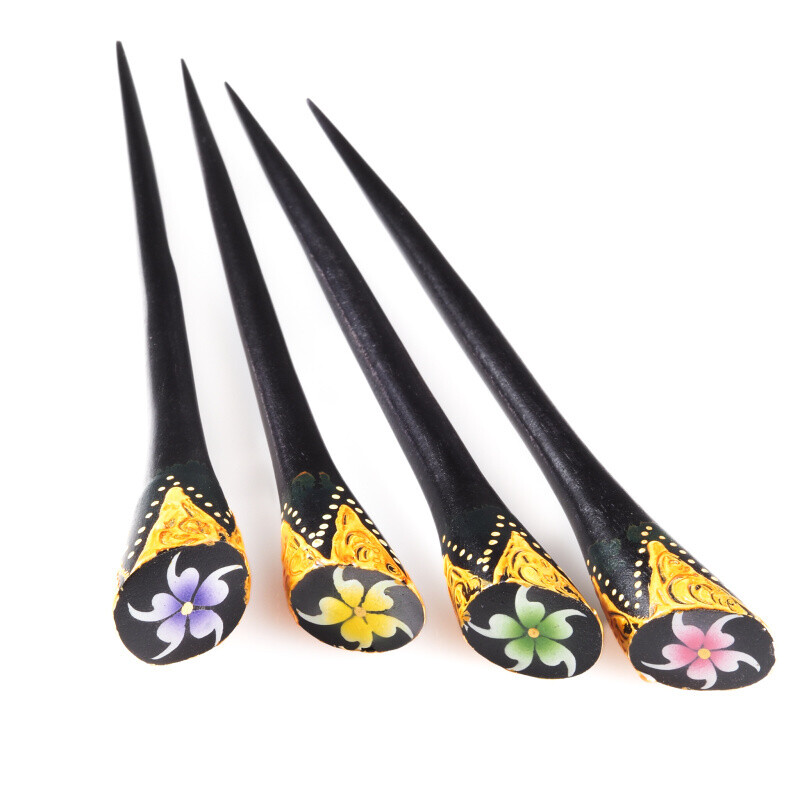 Hair Stick Simple Flower 01