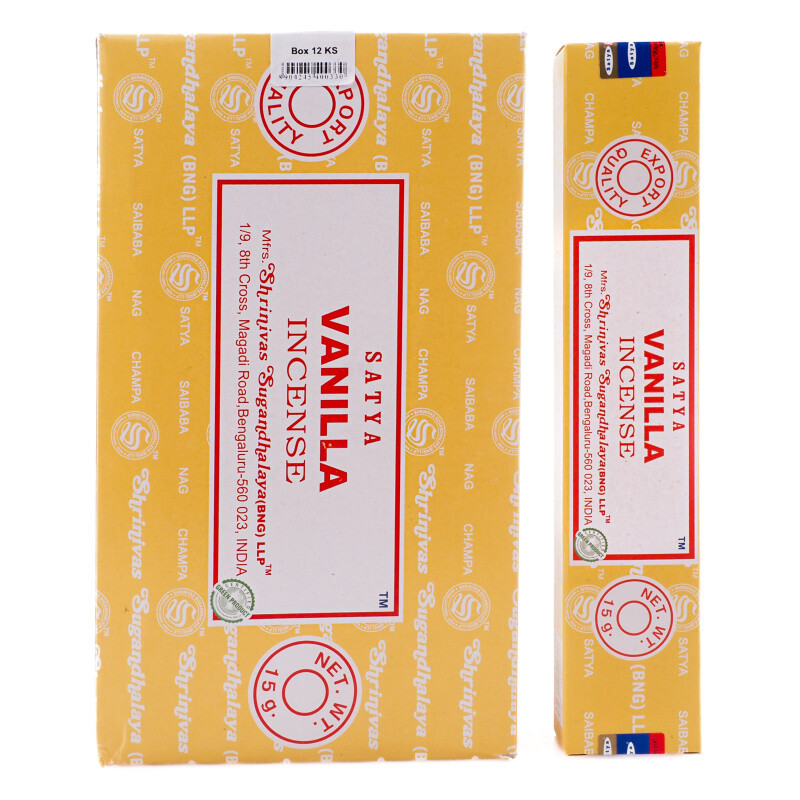 Indian Incense Sticks Satya PK Vanilla 15 g