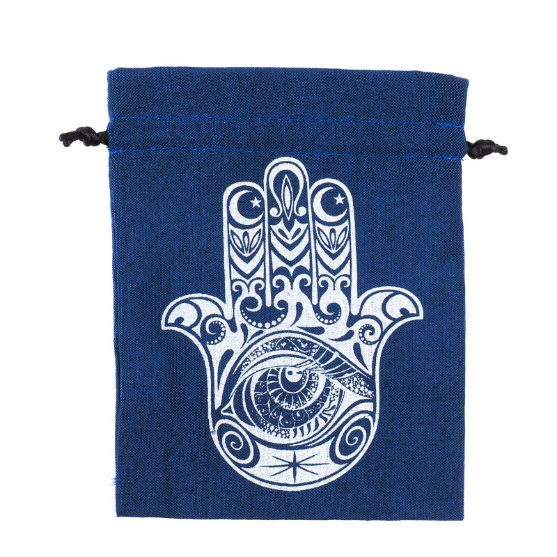 Gift Bag Hamsa 11 x 14 cm Blue