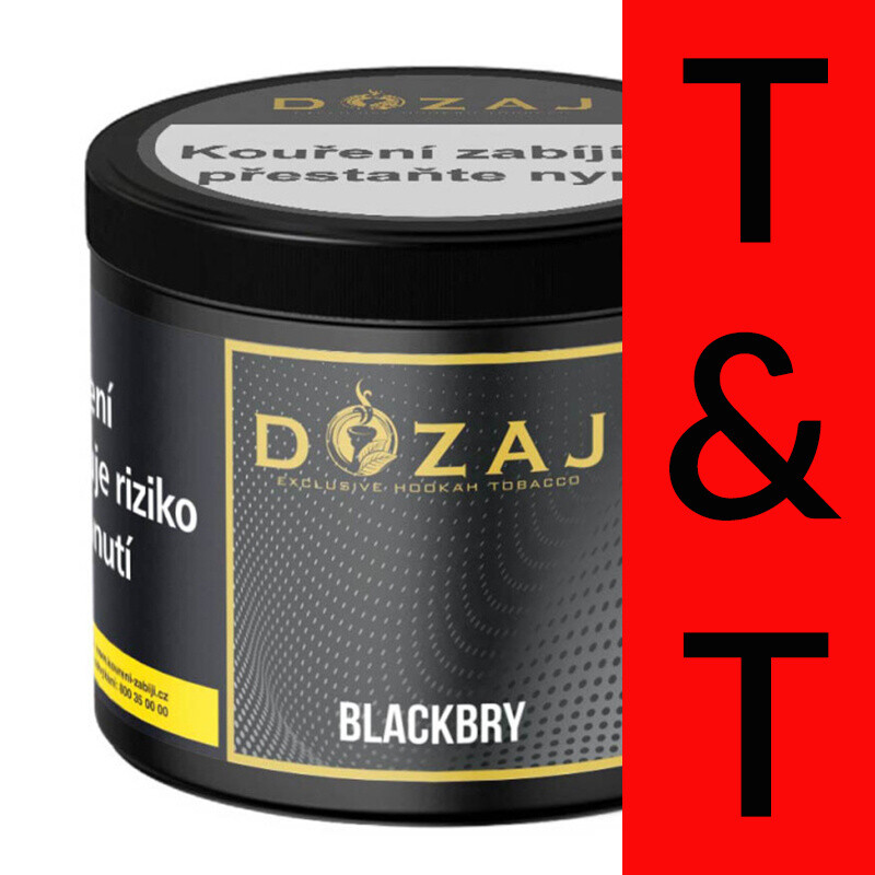 Hookah Tobacco Dozaj Gold BlackBry 200 g