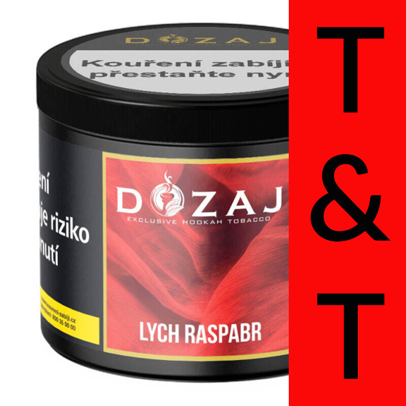 Hookah Tobacco Dozaj Gold Lych Raspabr 200 g