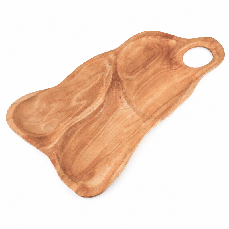 Teak Tray Natural 08