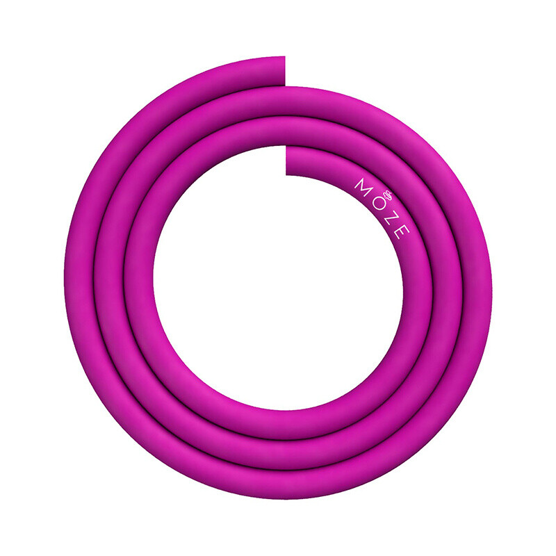 Silicone Hookah Hose Moze 17/12 150 cm Purple