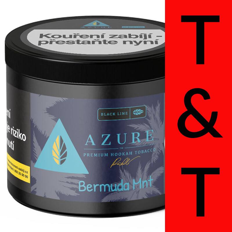 Hookah Tobacco Azure Black Bermuda Mnt 200 g
