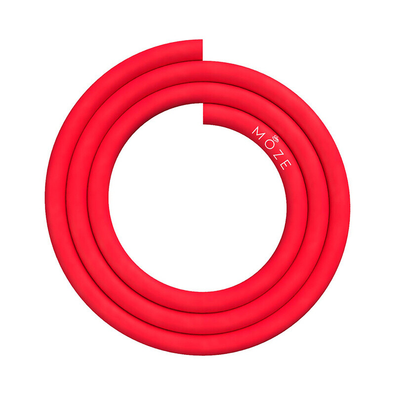 Silicone Hookah Hose Moze 17/12 150 cm Red