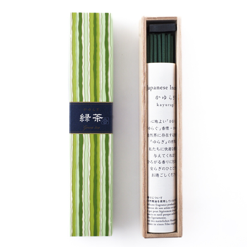 Japanese Incense Sticks Nippon Kayuragi Green Tea