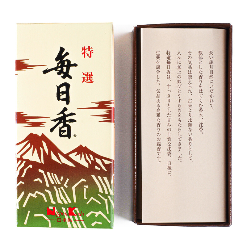 Japanese Incense Sticks Nippon Mainichi-koh Aloeswood 300 pcs