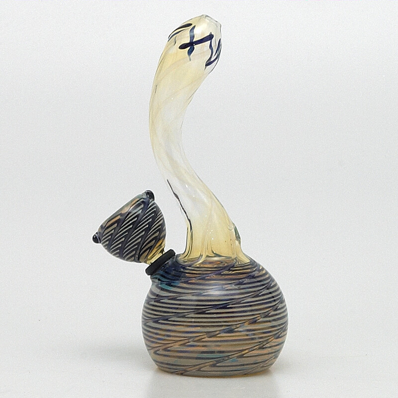 Bong Pyrex Cobra 16 cm Blue