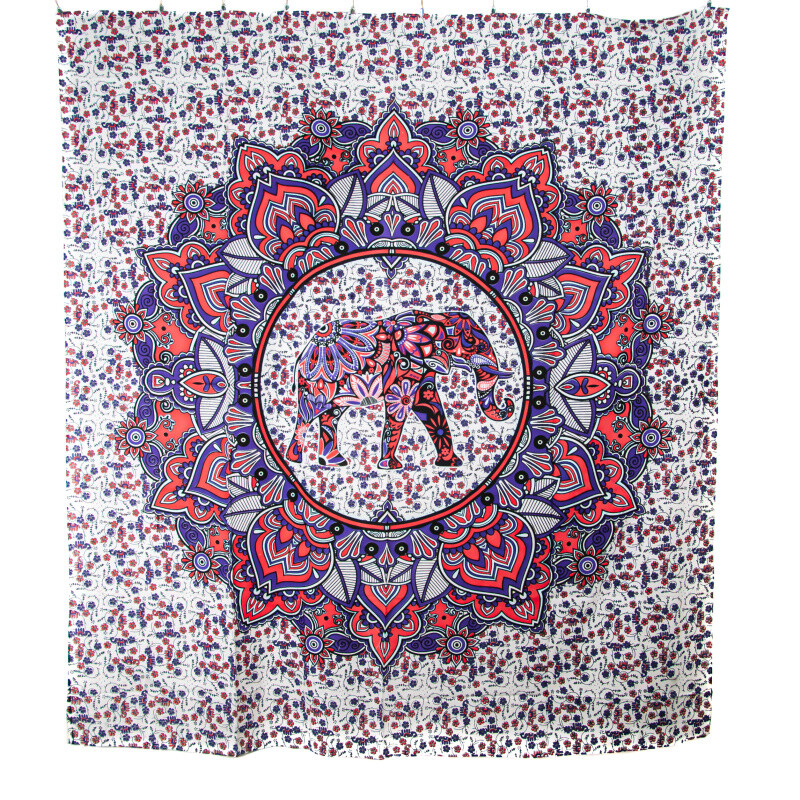 Bedspread Double Elephant Idol Pink