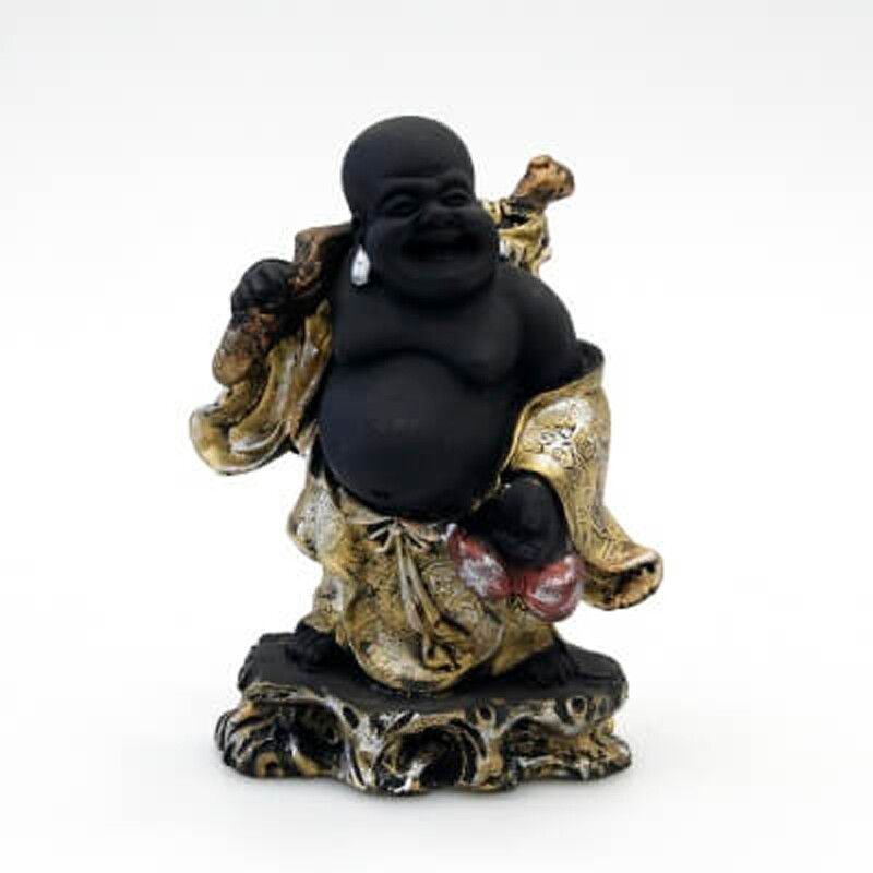 Statuette Resin Happy Buddha 18 cm 05