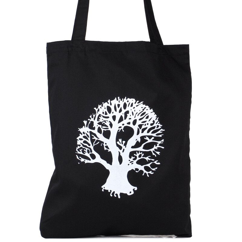 Bag Shoppy Tree of Life Black
