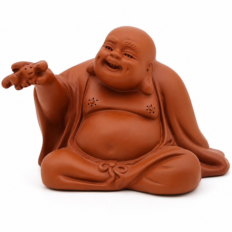 Tea Spirit Buddha III 6 x 8 x 5 cm