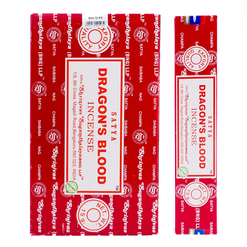 Indian Incense Sticks Satya PK Dragon Blood 15 g